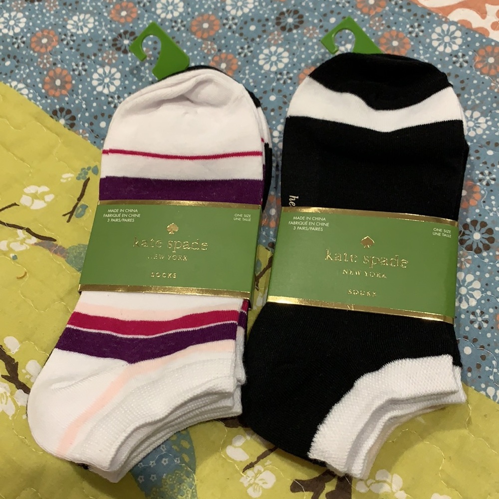 Kate Spade sock 6 pairs - Picture 2 of 4